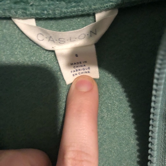 Caslon Cozy Small Quarter Zip Sherpa Pullover - Picture 9 of 9